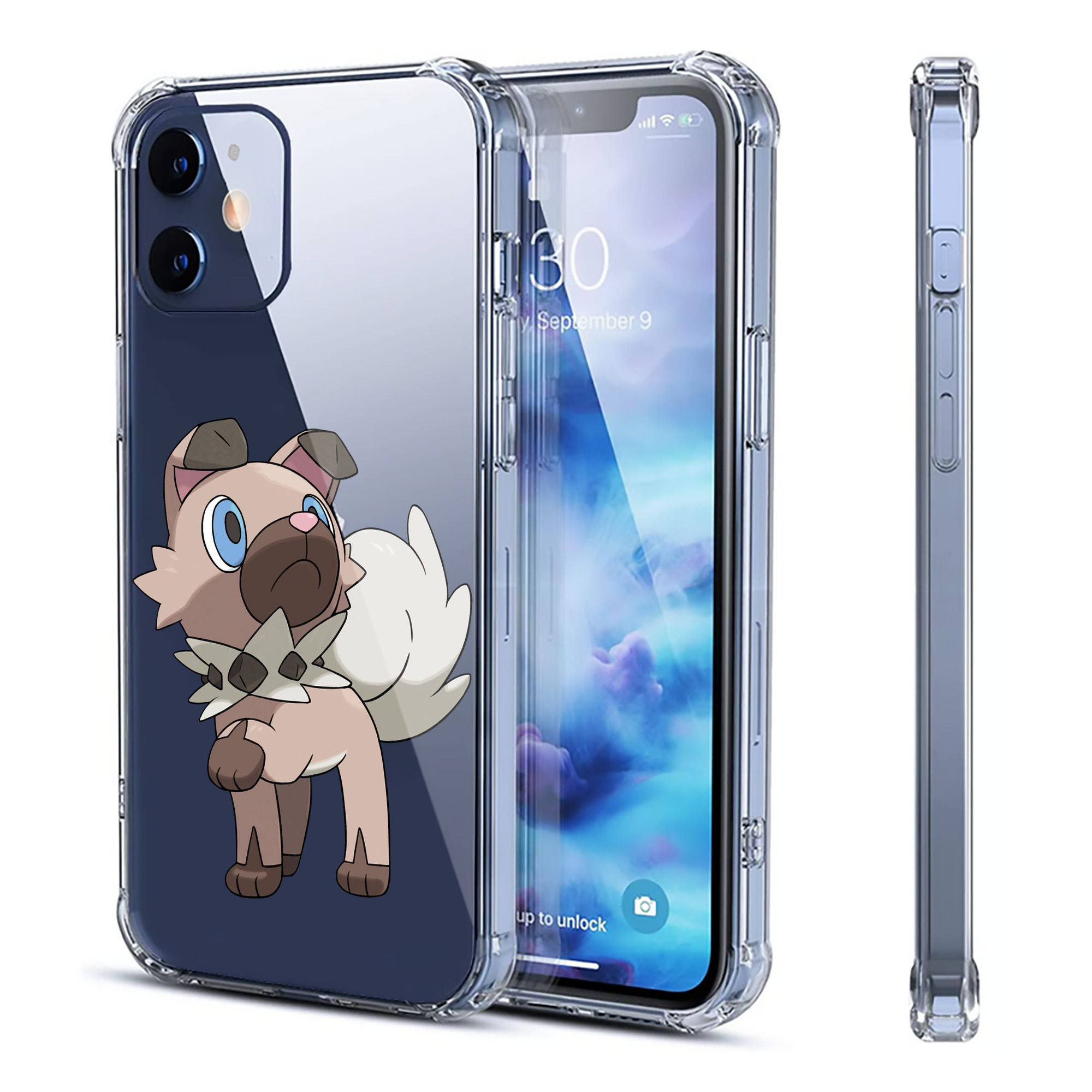 （画像用） ポケットモンスター Pokémon 【iPhone 12シリーズ対応】透明スマホケース（クリアソフトケース）